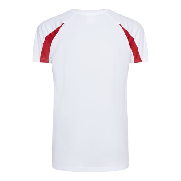 AWDis Just Cool Kids Unisex Contrast Plain Sports T-Shirt med kontrastfärgade mönster