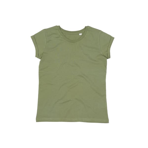 Mantis Womens/Ladies Roll Sleeve Tee