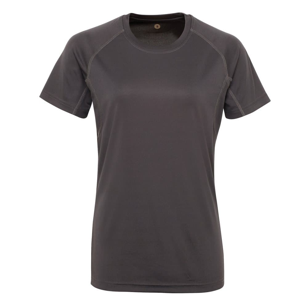 Tri Dri Womens/Ladies Panelled Crew Neck T-Shirt med paneler