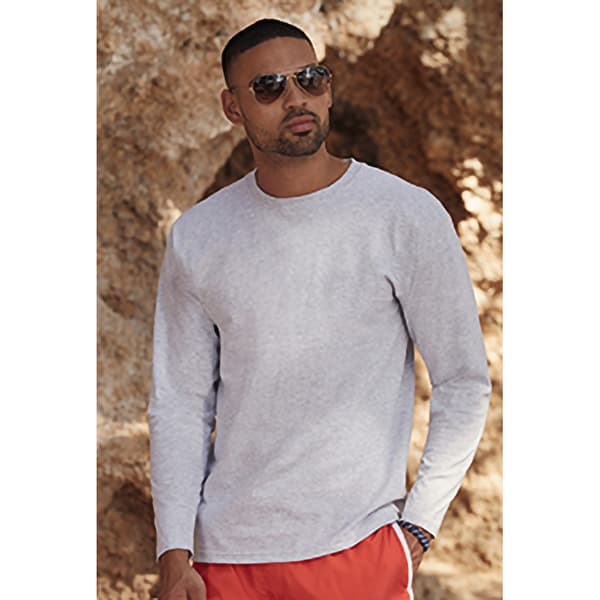 Mens Value Long Sleeve Casual T-Shirt