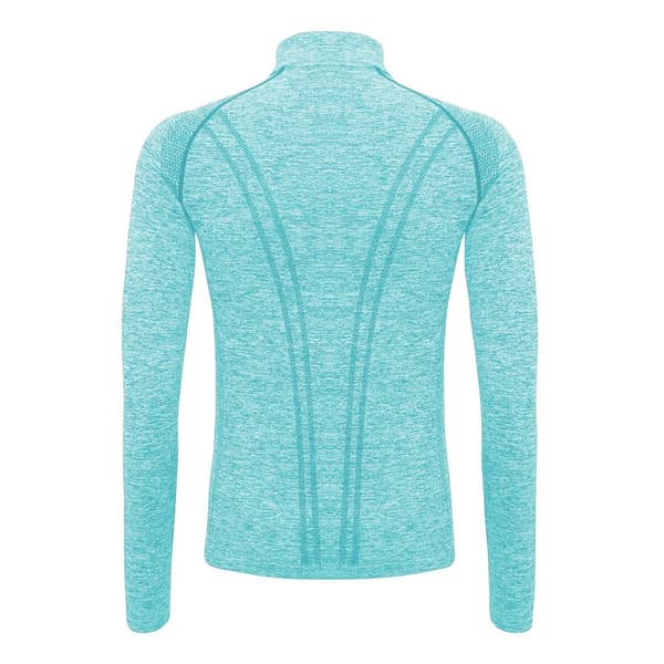 TriDri Dame/Dame 3D Fit Multi Sport Performance Top med lynlås uden søm