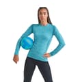 Miniatyrbilde 3 av 3: TriDri Womens/Ladies Seamless 3D Fit Multi Sport Performance Zip Top