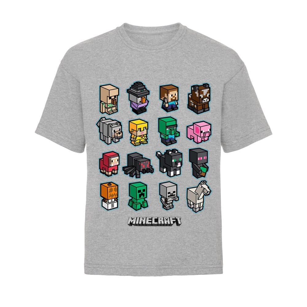 Minecraft Barn/Kids Block Graphic T-Shirt
