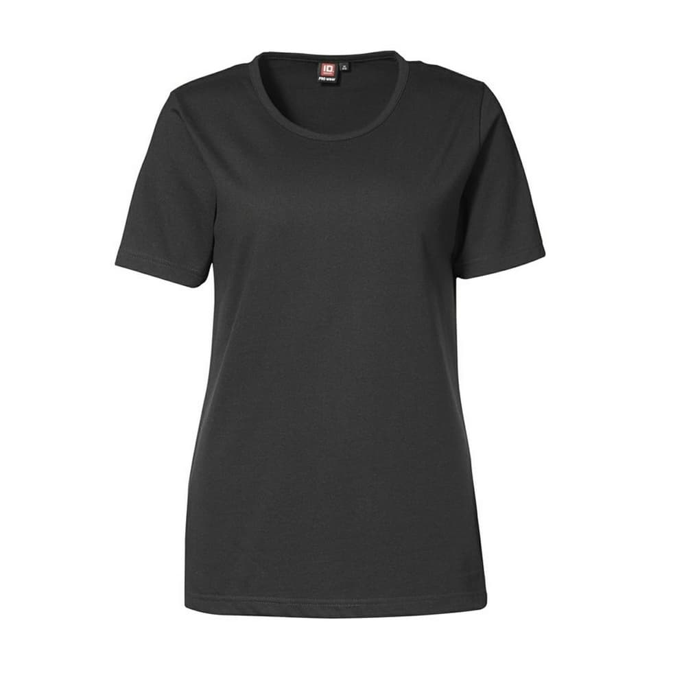 ID Womens/Ladies Pro Wear kortärmad, normal passform med rund hals T-shirt