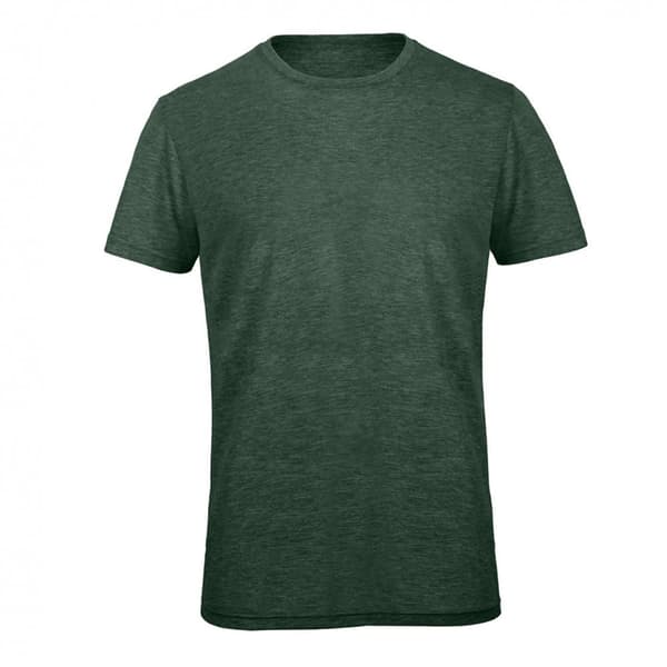 B&C Mens Favourite kortärmad triblend-T-shirt med kort ärm för män