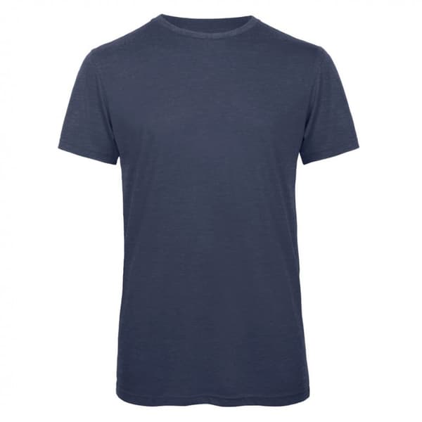 B&C Mens Favourite kortärmad triblend-T-shirt med kort ärm för män