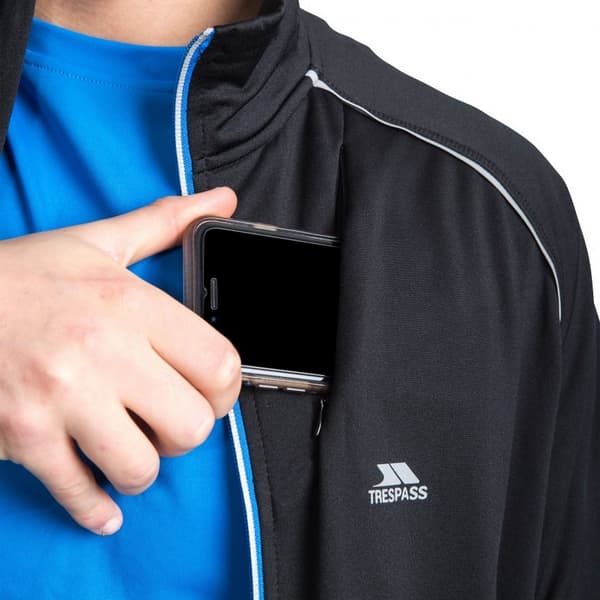 Trespass Clive Full Zip Active Top för män