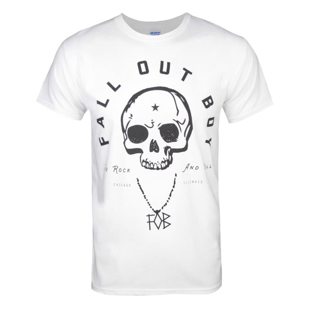 Fall Out Boy T-shirt med huvudbonad för män