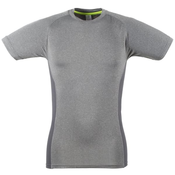 Tombo Teamsport Slim Fit kortärmad T-shirt för män Grey Marl / Grey XL