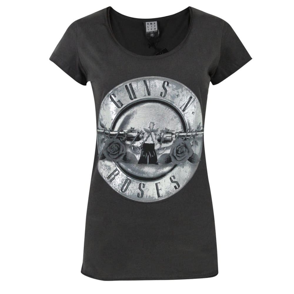 Amplified Kvinnor/Damer Guns N Roses Foil Drum T-Shirt