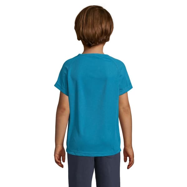 SOLS Sporty Unisex kortærmet T-shirt med korte ærmer til børn/børn
