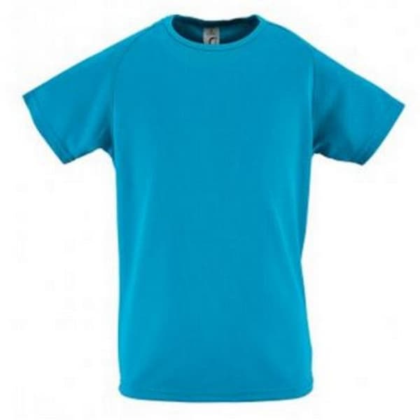 SOLS Sporty Unisex kortærmet T-shirt med korte ærmer til børn/børn