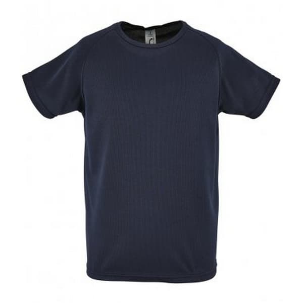 SOLS Sporty Unisex kortærmet T-shirt med korte ærmer til børn/børn