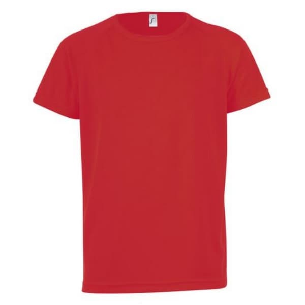 SOLS Sporty Unisex kortærmet T-shirt med korte ærmer til børn/børn