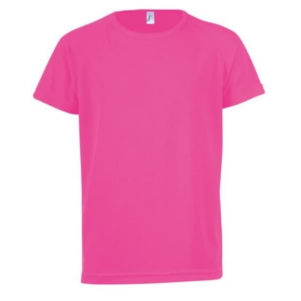 SOLS Sporty Unisex kortærmet T-shirt med korte ærmer til børn/børn