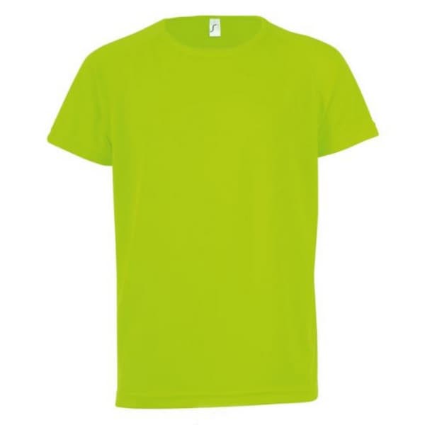 SOLS Sporty Unisex kortærmet T-shirt med korte ærmer til børn/børn