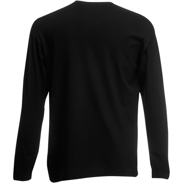 Fruit of the Loom Mens Valueweight Crew Neck långärmad T-Shirt