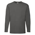 Miniatyrbild 1 av 2: Fruit of the Loom Mens Valueweight Crew Neck långärmad T-Shirt