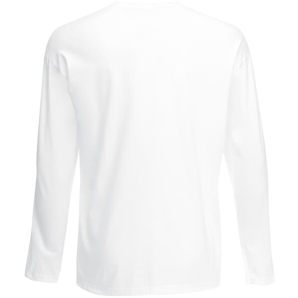 Fruit of the Loom Mens Valueweight Crew Neck långärmad T-Shirt