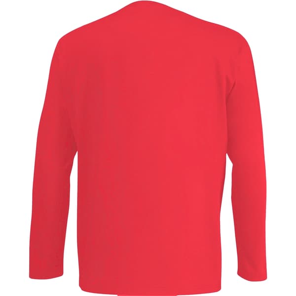 Fruit of the Loom Mens Valueweight Crew Neck långärmad T-Shirt