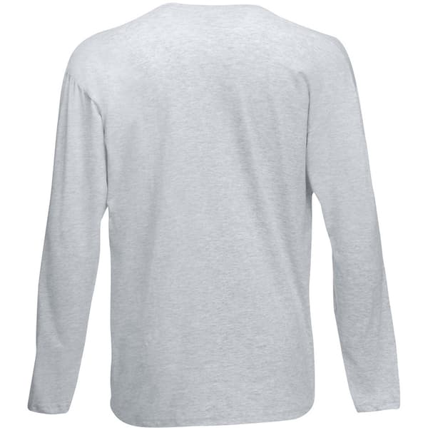 Fruit of the Loom Mens Valueweight Crew Neck långärmad T-Shirt