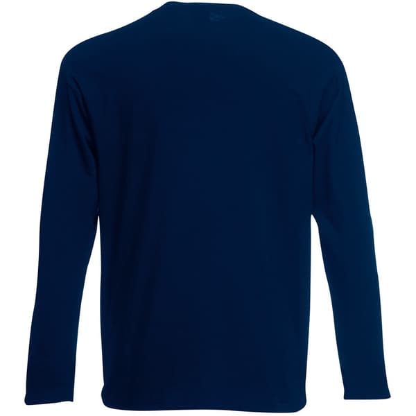 Fruit of the Loom Mens Valueweight Crew Neck långärmad T-Shirt