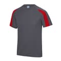 Miniatyrbild 1 av 2: Just Cool Kontrast Cool Sports Plain T-Shirt för män