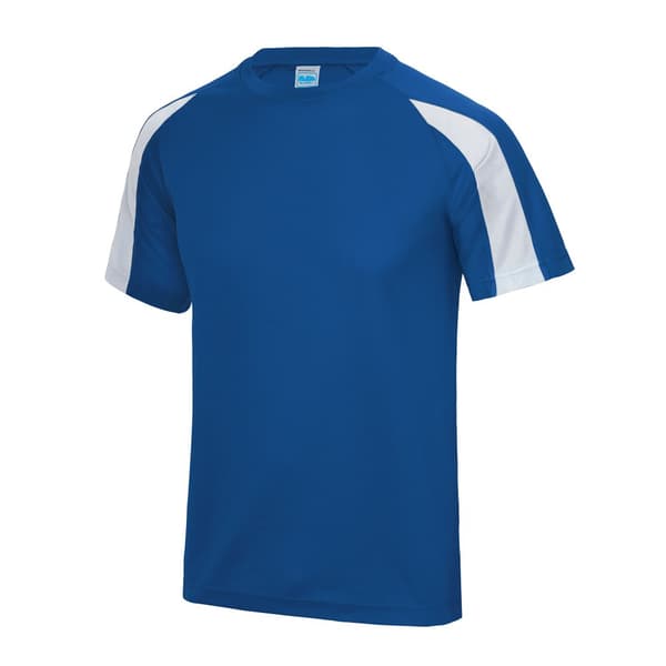 Just Cool Kontrast Cool Sports Plain T-Shirt för män