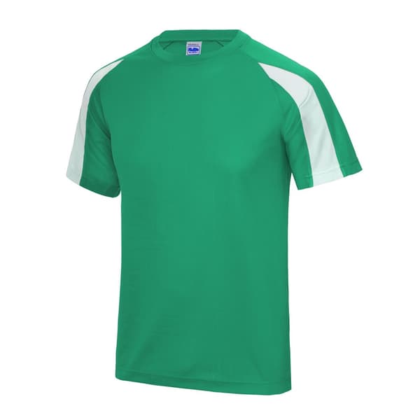 Just Cool Kontrast Cool Sports Plain T-Shirt för män