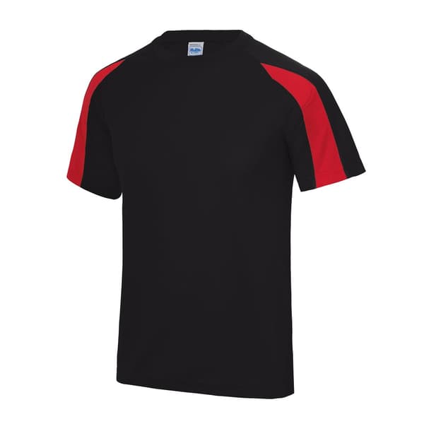 Just Cool Kontrast Cool Sports Plain T-Shirt för män
