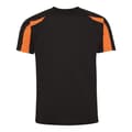 Miniatyrbild 2 av 2: Just Cool Kontrast Cool Sports Plain T-Shirt för män