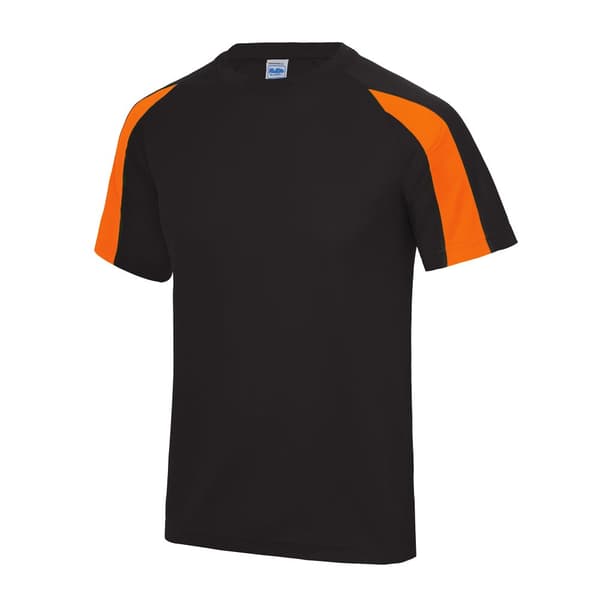 Just Cool Kontrast Cool Sports Plain T-Shirt för män