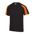 Miniatyrbild 1 av 2: Just Cool Kontrast Cool Sports Plain T-Shirt för män