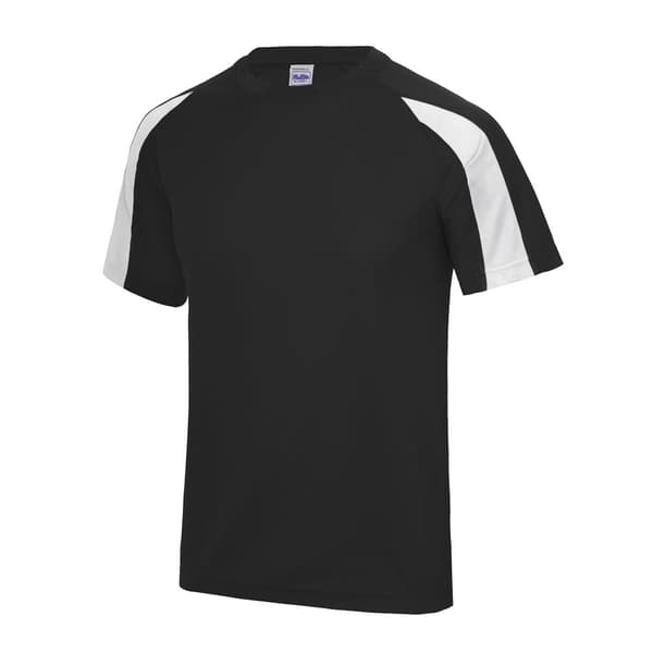 Just Cool Kontrast Cool Sports Plain T-Shirt för män