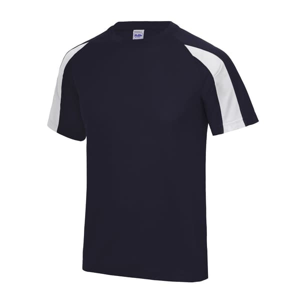 Just Cool Kontrast Cool Sports Plain T-Shirt för män