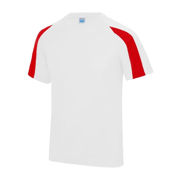 Just Cool Kontrast Cool Sports Plain T-Shirt för män