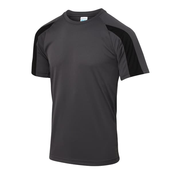 Just Cool Kontrast Cool Sports Plain T-Shirt för män