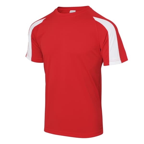 Just Cool Kontrast Cool Sports Plain T-Shirt för män