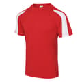 Miniatyrbild 1 av 2: Just Cool Kontrast Cool Sports Plain T-Shirt för män