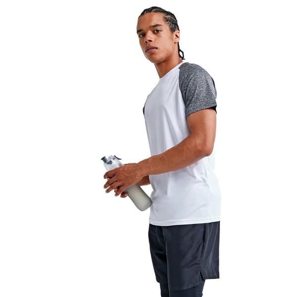 TriDri Mens Contrast Sleeve Performance T-shirt