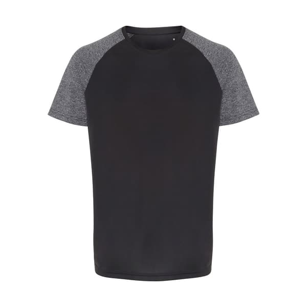 TriDri Mens Contrast Sleeve Performance T-shirt