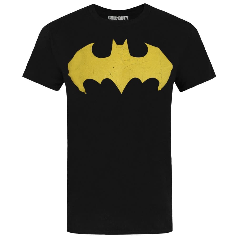 Batman T-shirt med logotyp med fladdermusskylt för män