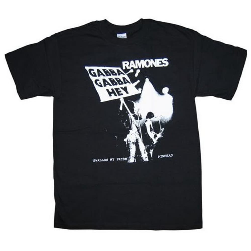 Ramones Unisex Adults Gabba Gabba Hey Design T-shirt
