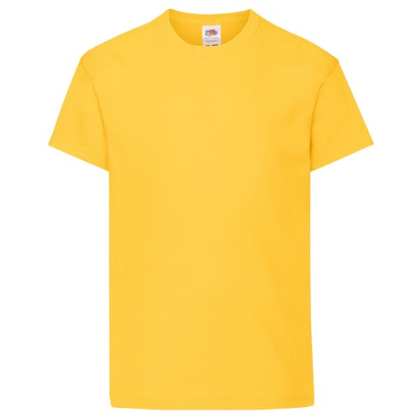 Fruit of the Loom Childrens/Kids Original kortärmad T-shirt