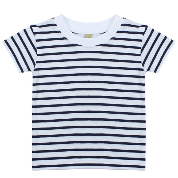 Larkwood Unisex Baby Short Sleeve Striped T-Shirt