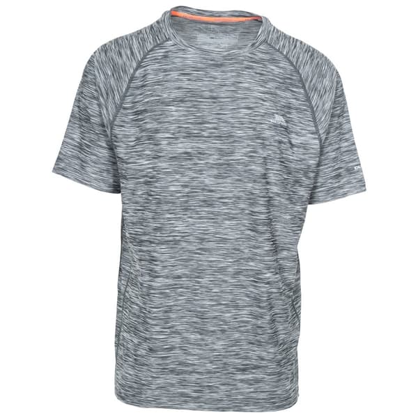 Trespass Mens Gaffney Active T-Shirt Carbon Marl XXS