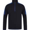 Miniatyrbilde 1 av 3: Finden & Hales Mens Contrast Zip Neck Midlayer Top