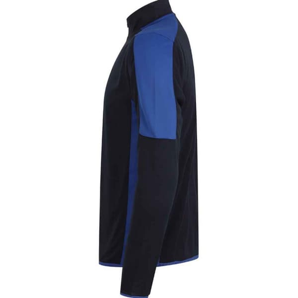Finden & Hales Mens Contrast Zip Neck Midlayer Top