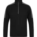 Miniatyrbilde 1 av 3: Finden & Hales Mens Contrast Zip Neck Midlayer Top
