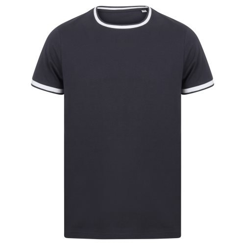 Bild av Front Row Mens Tag Free Tipped Tee